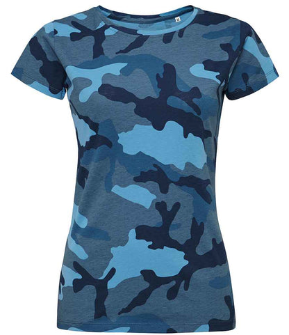 SOLS SOL01187 SOL'S Ladies Camo T-Shirt - COOZO