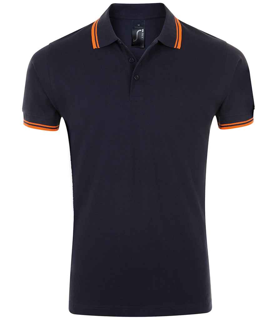 SOLS SOL10577 SOL'S Pasadena Tipped Cotton Piqué Polo Shirt - COOZO