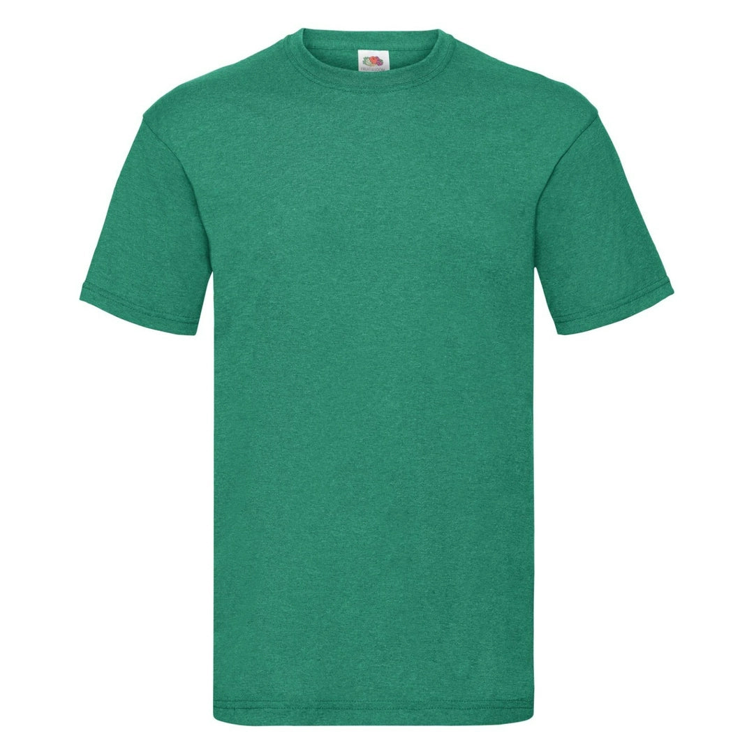 Fruit Of The Loom 61036 Mens Valueweight Crew Neck Cotton T-Shirt Heather Color - COOZO