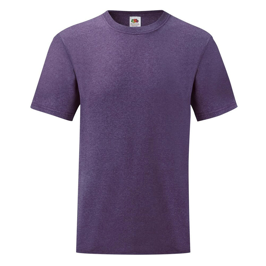 Fruit Of The Loom 61036 Mens Valueweight Crew Neck Cotton T-Shirt Heather Color - COOZO