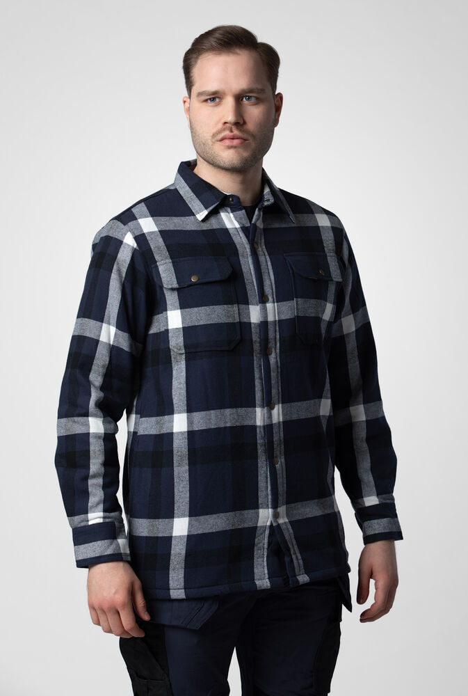 COOZO-5213 LINED FLANNEL SHIRT