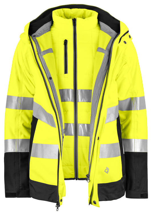 ProJob 6445 FUNCTIONAL JACKET 3-IN-1 EN ISO 20471 CLASS 3/2