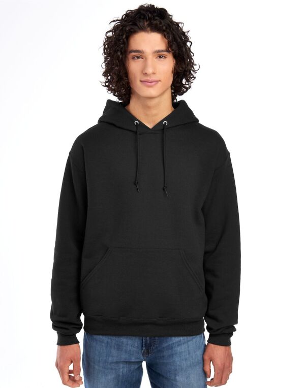 Jerzees 996M Unisex NuBlend Hooded Sweatshirt 2-ply hood with grommets