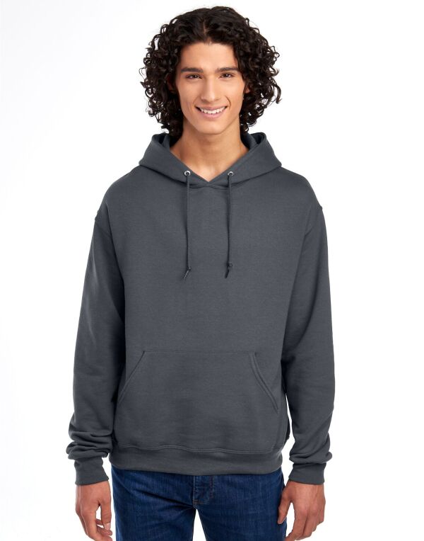 Jerzees 996M Unisex NuBlend Hooded Sweatshirt 2-ply hood with grommets