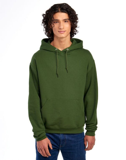 Jerzees 996M Unisex NuBlend Hooded Sweatshirt 2-ply hood with grommets