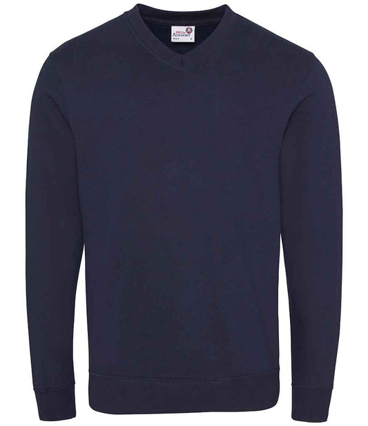 AWDis AC003 Academy V Neck Sweatshirt - COOZO