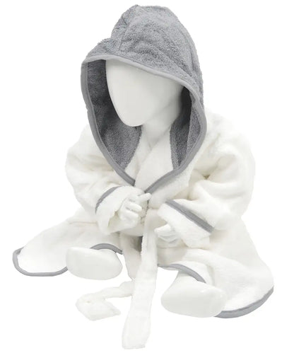 ARTG AR022 Babiezz hooded baby warm bathrobe 100% Cotton skin-friendly - COOZO