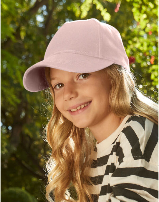 Beechfield B63NB Junior Organic Cotton 5 Panel Cap - COOZO