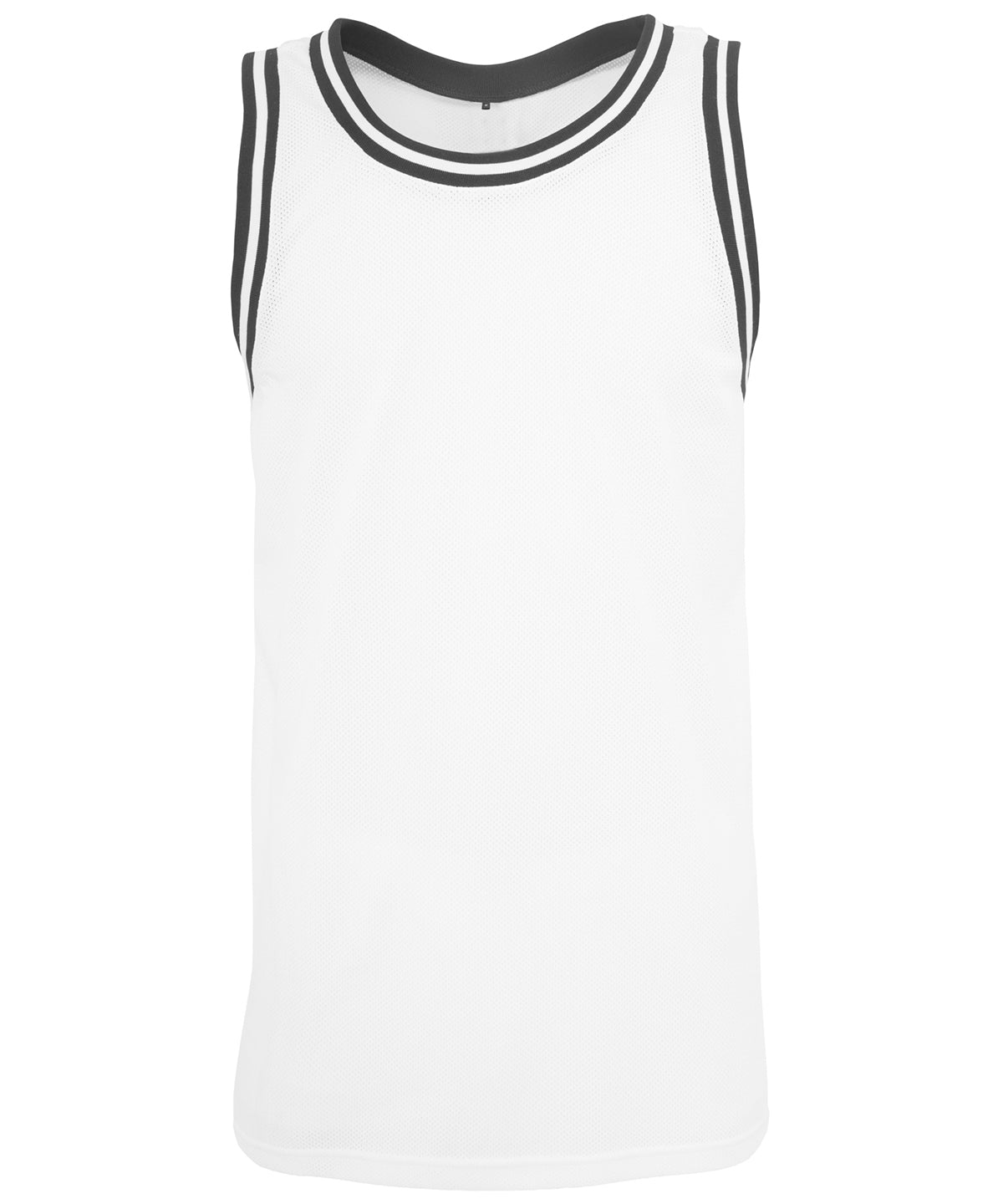 Build Your Brand BY009 Mesh tank top 100% Polyester classic Jersey style - COOZO