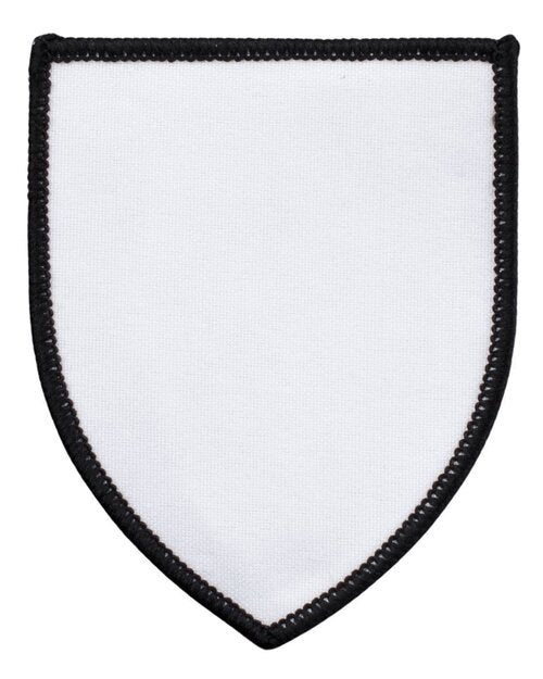 Ready Range RR05 shield Badge with overlocked edge Great for print or embroidery (25 PACK)