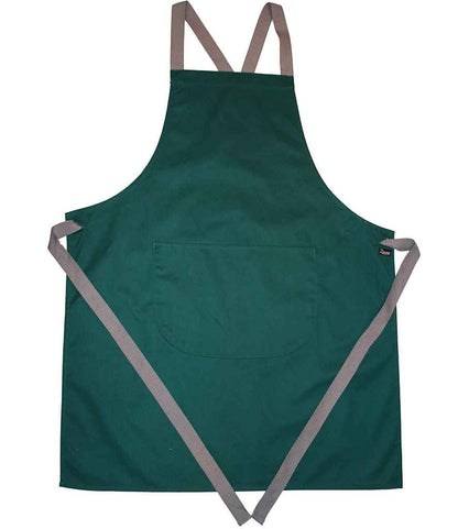 Dennys Cross Back Bib Apron DP130