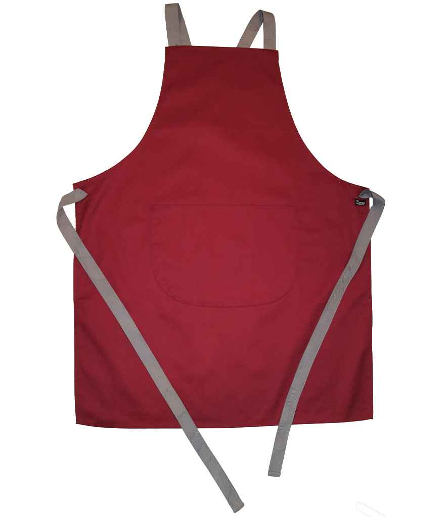 Dennys Cross Back Bib Apron DP130