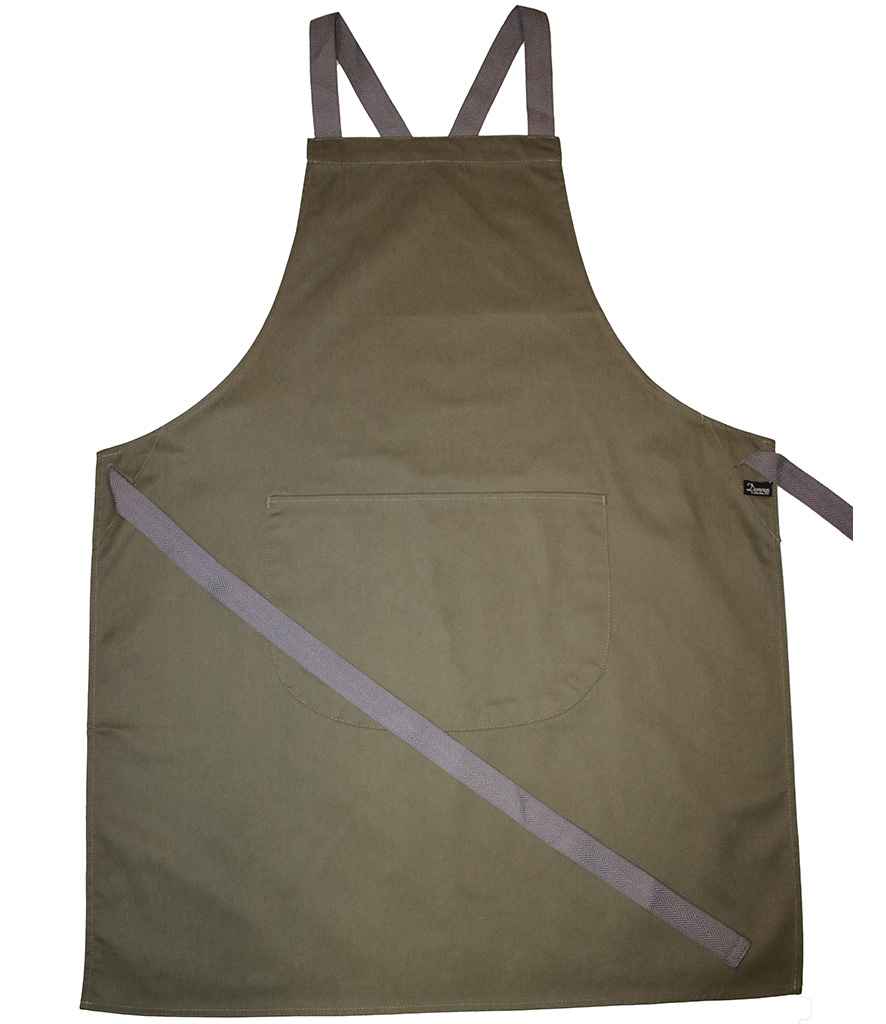 Dennys Cross Back Bib Apron DP130