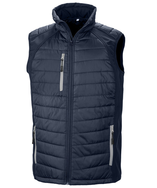 Result R238X Black Compass Pad Softshell Gilet