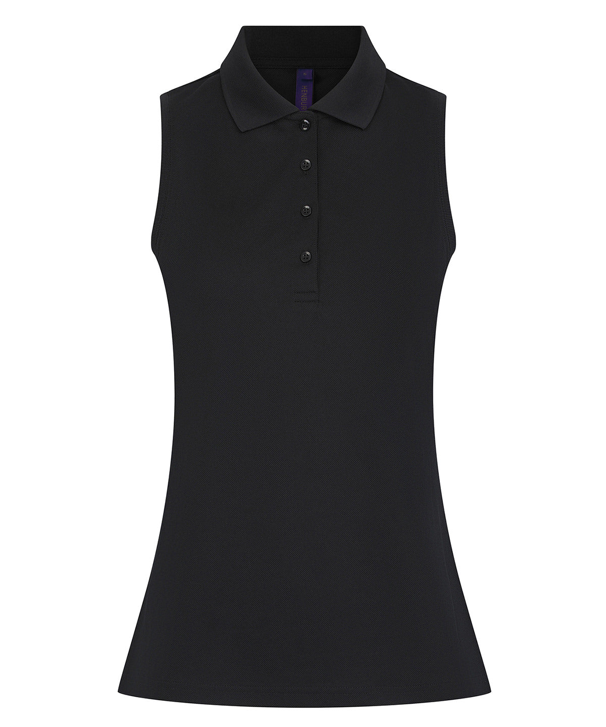 Henbury H477 LADIES SLEEVELESS POLO SHIRT