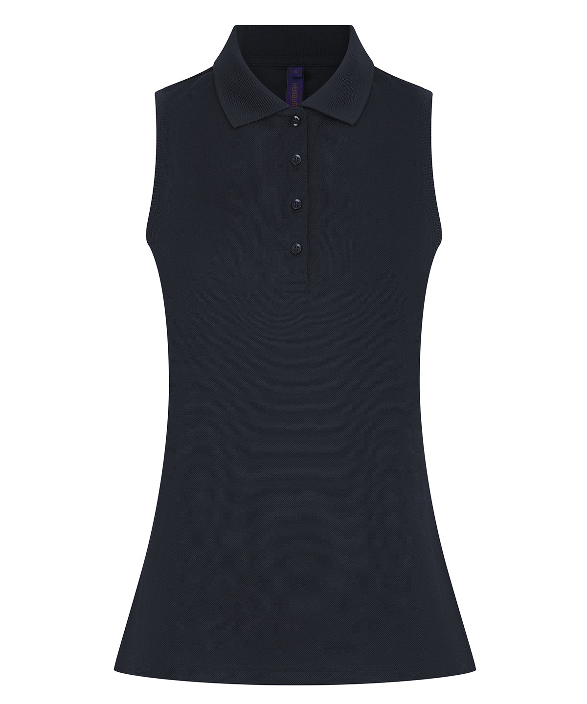 Henbury H477 LADIES SLEEVELESS POLO SHIRT