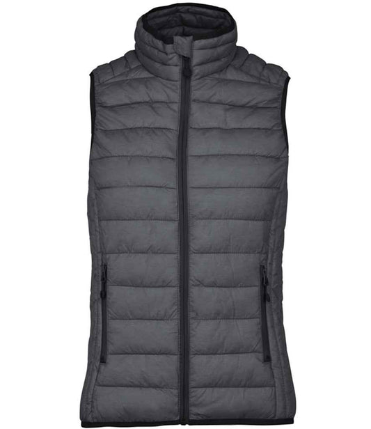 Kariban K6114 Ladies Lightweight Padded Bodywarmer Contrast polyester lining