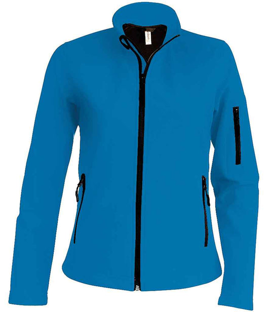 Kariban KB400 Ladies Soft Showerproof and breathable Shell Jacket Three layer bonded soft shell