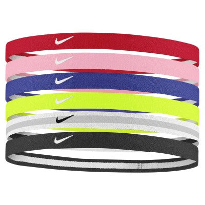 Nike NKHBY 2024 YTHS SWOOSH SPORT HEADBANDS 6PK UNI.RED/PINK