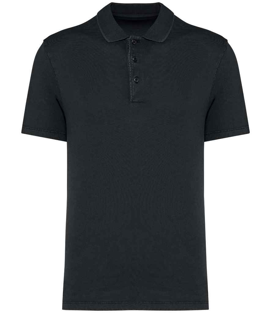 Native Spirit NS201 Washed Jersey Polo Shirt