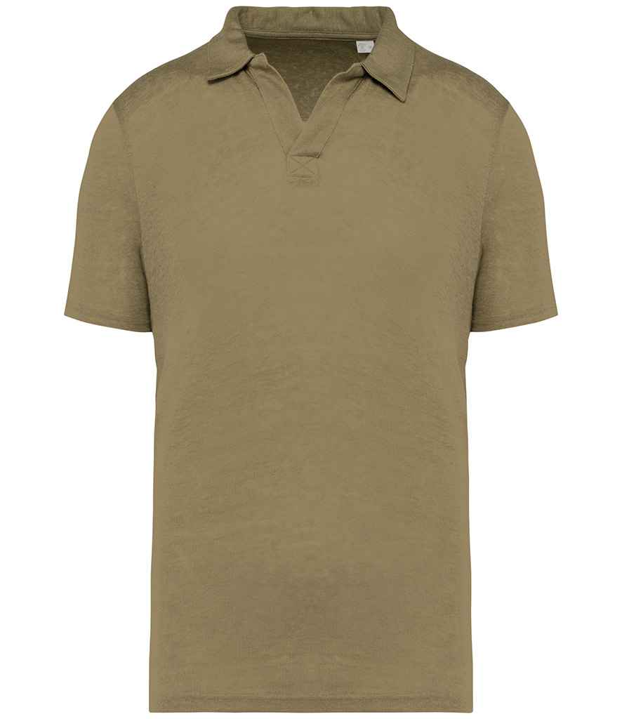 Native Spirit NS220 Linen Polo Shirt