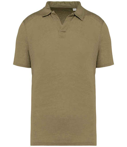 Native Spirit NS220 Linen Polo Shirt