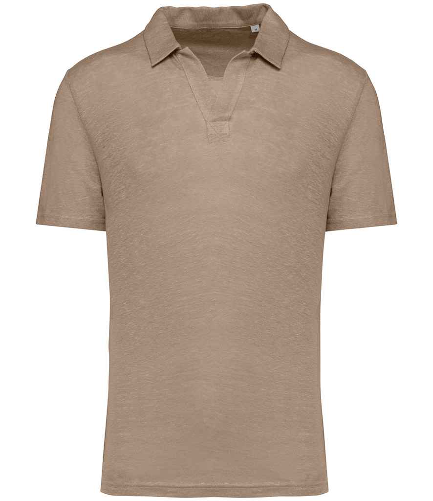 Native Spirit NS220 Linen Polo Shirt