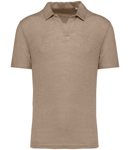 Native Spirit NS220 Linen Polo Shirt