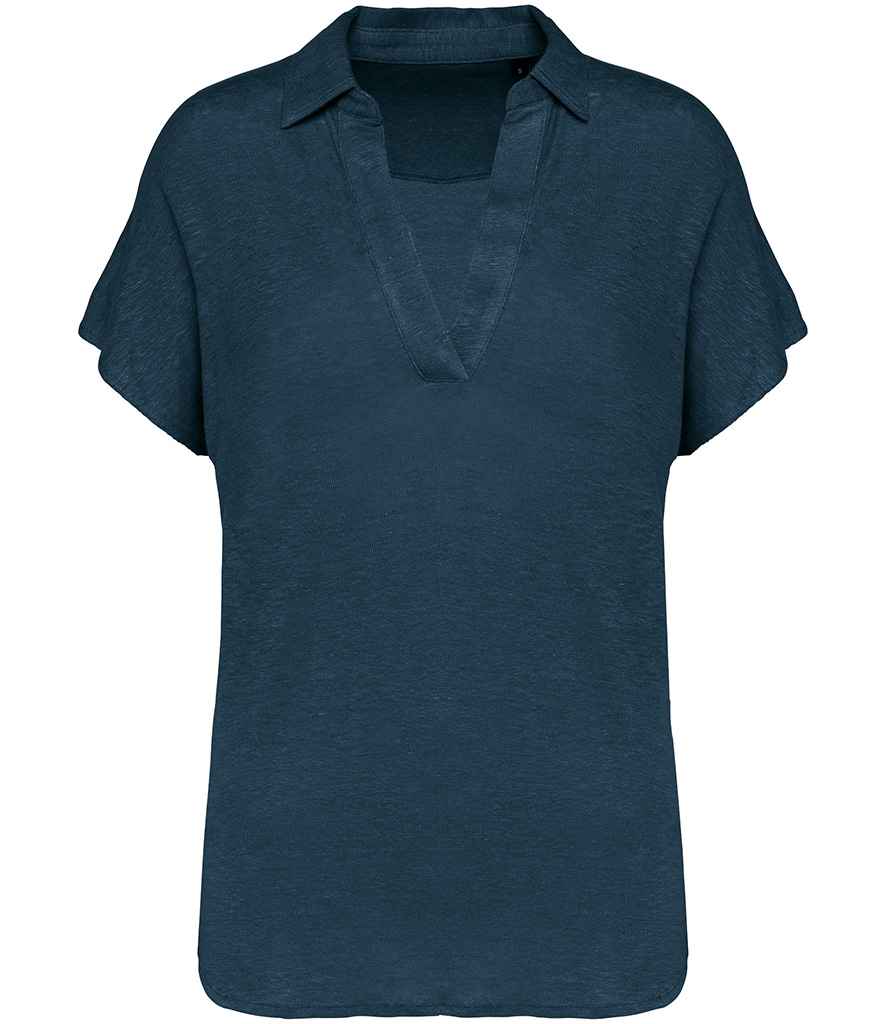 Native Spirit NS221 Ladies Linen Polo Shirt