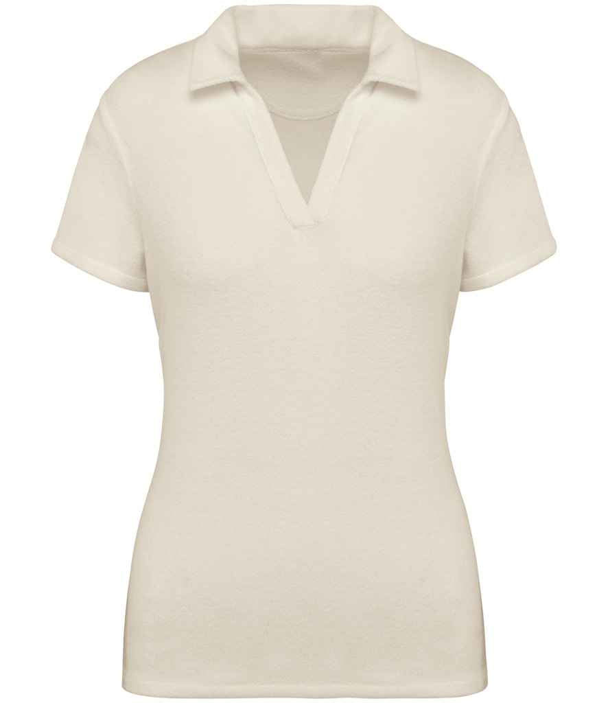 Native Spirit NS228 Ladies Terry Towel Polo Shirt