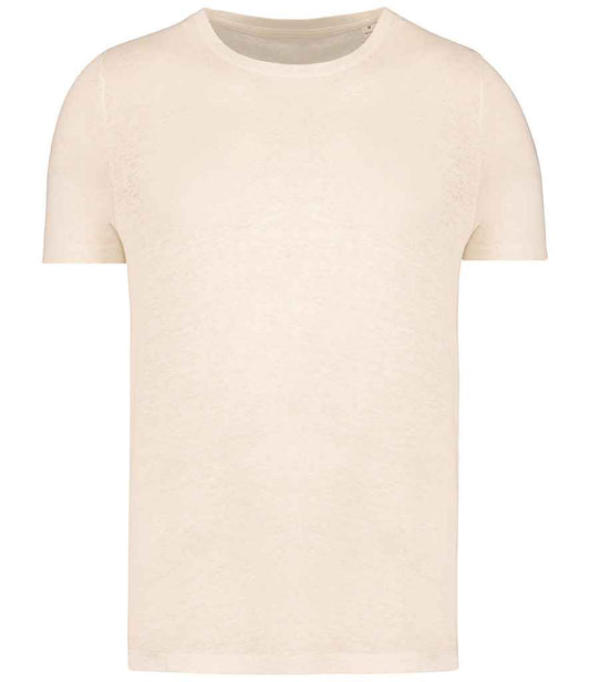 Native Spirit NS320 Crew Neck Linen T-Shirt