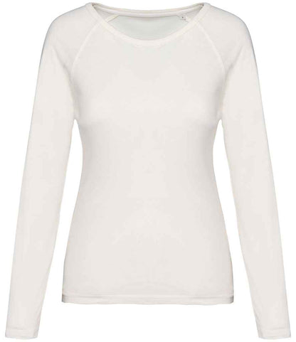 Native Spirit NS339 Ladies Raglan Long Sleeve Washed T-Shirt