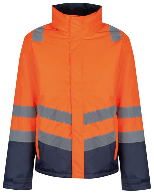 Regatta TRA219 Pro Hi Vis Insulated Parka