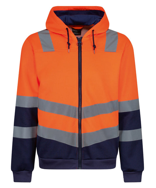 Regatta TRF625 Pro hi-vis full zip hoodie