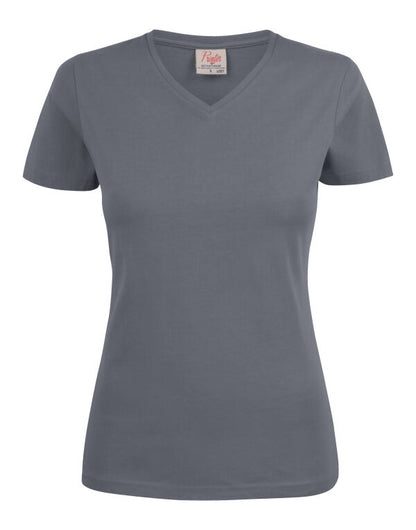 Printer Essentials PE2264025 Ladies Heavy V-Neck T-Shirt