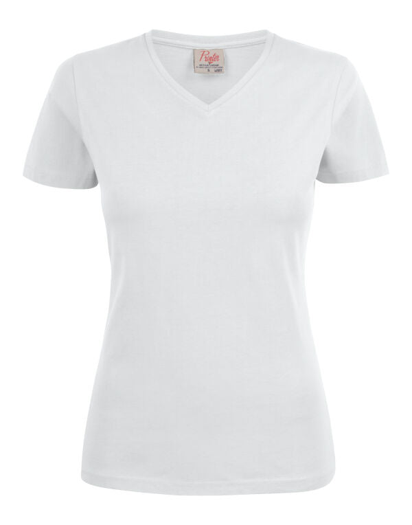 Printer Essentials PE2264025 Ladies Heavy V-Neck T-Shirt