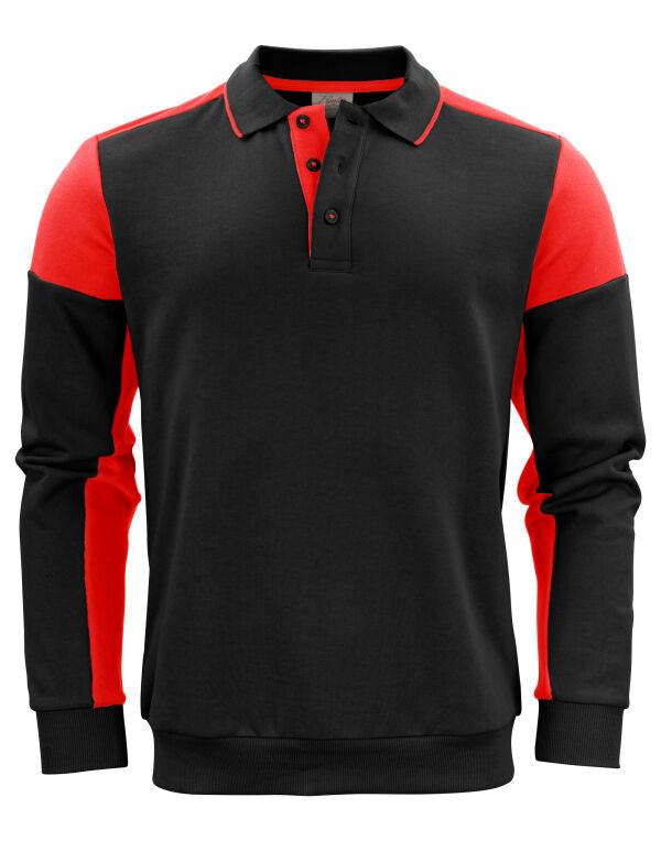 Printer Prime PP2262060 Long Sleeve Polo Sweatshirt