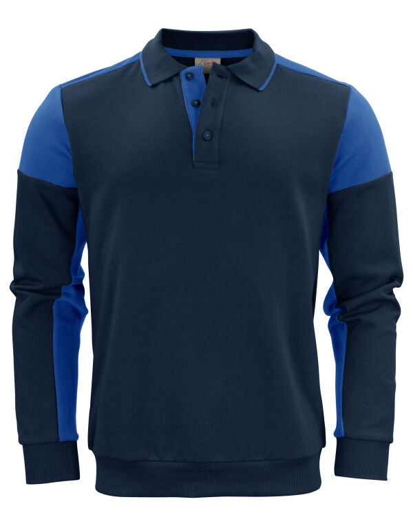 Printer Prime PP2262060 Long Sleeve Polo Sweatshirt