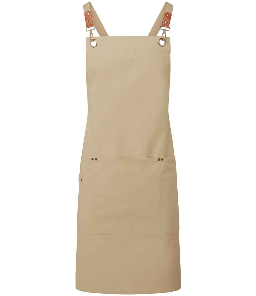 Premier PR182 Clip & Clasp Cross-Back Bib Apron