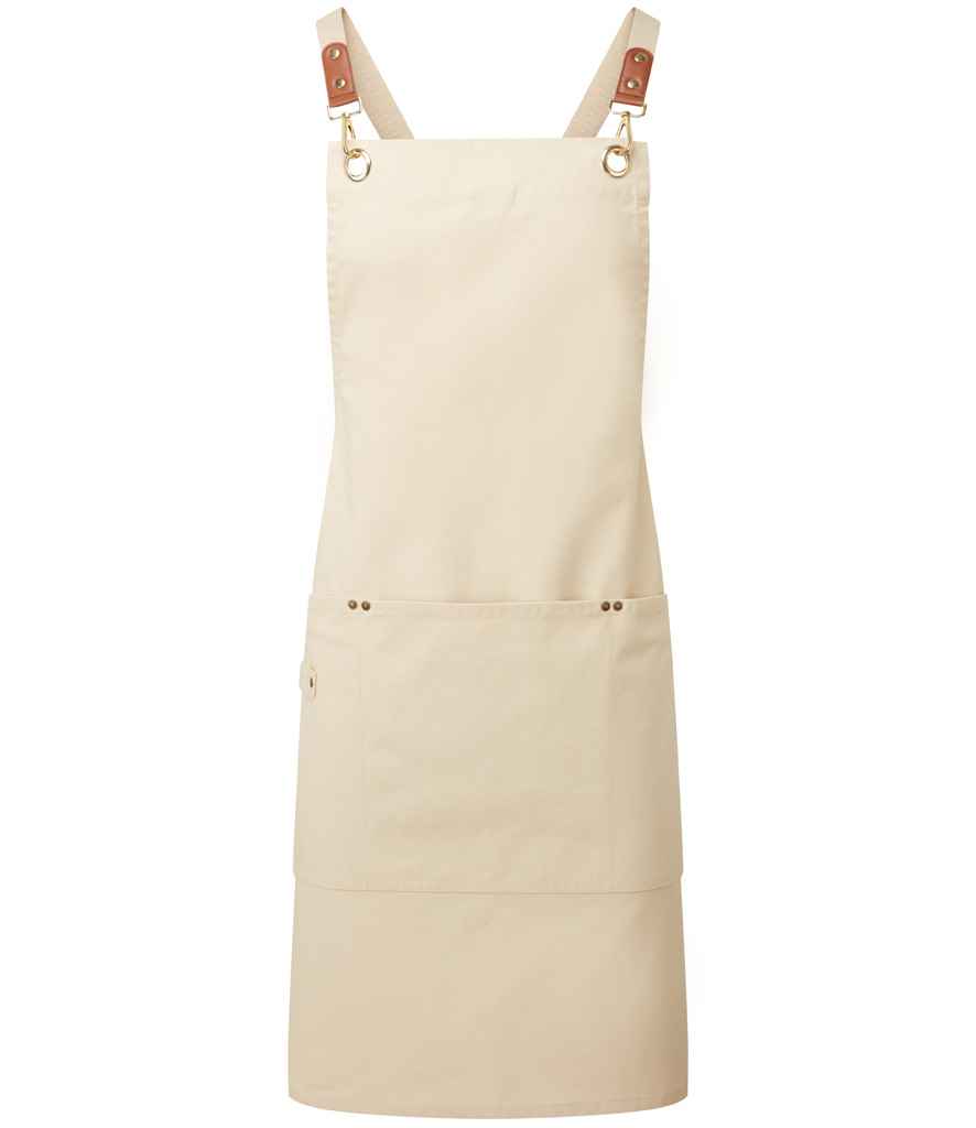 Premier PR182 Clip & Clasp Cross-Back Bib Apron