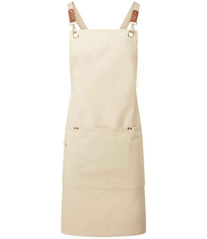 Premier PR182 Clip & Clasp Cross-Back Bib Apron