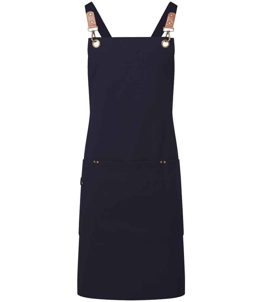 Premier PR182 Clip & Clasp Cross-Back Bib Apron