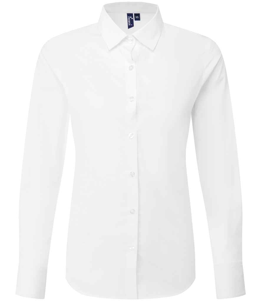 Premier PR303 Lds L/S Recyclight Poplin Shirt