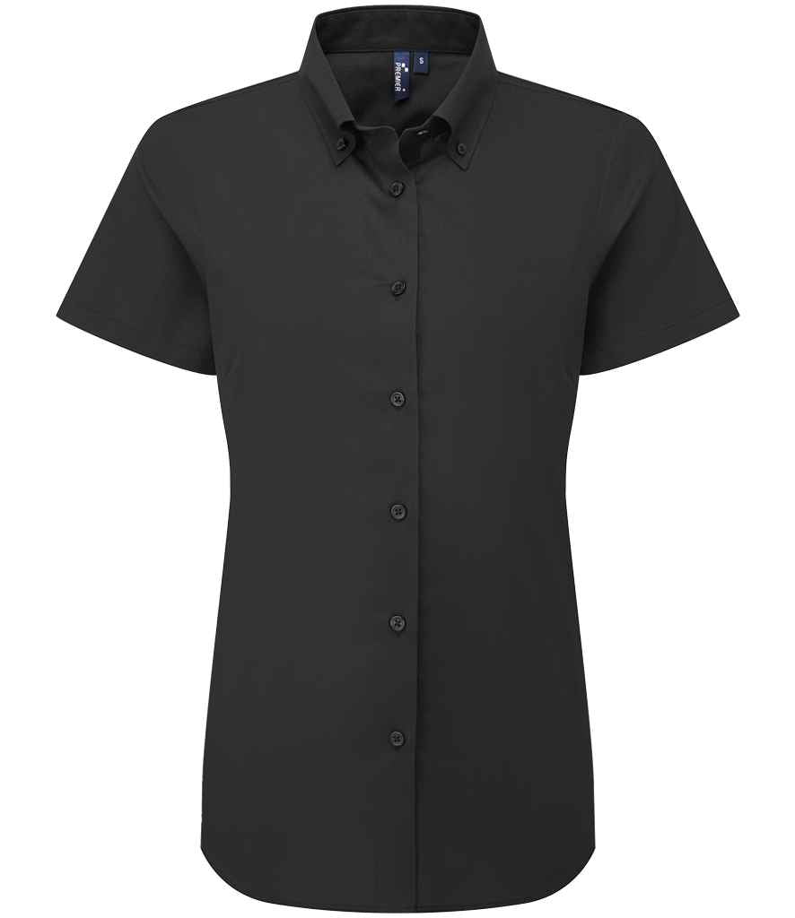 Premier PR386 Lds Supreme Oxford S/S Shirt