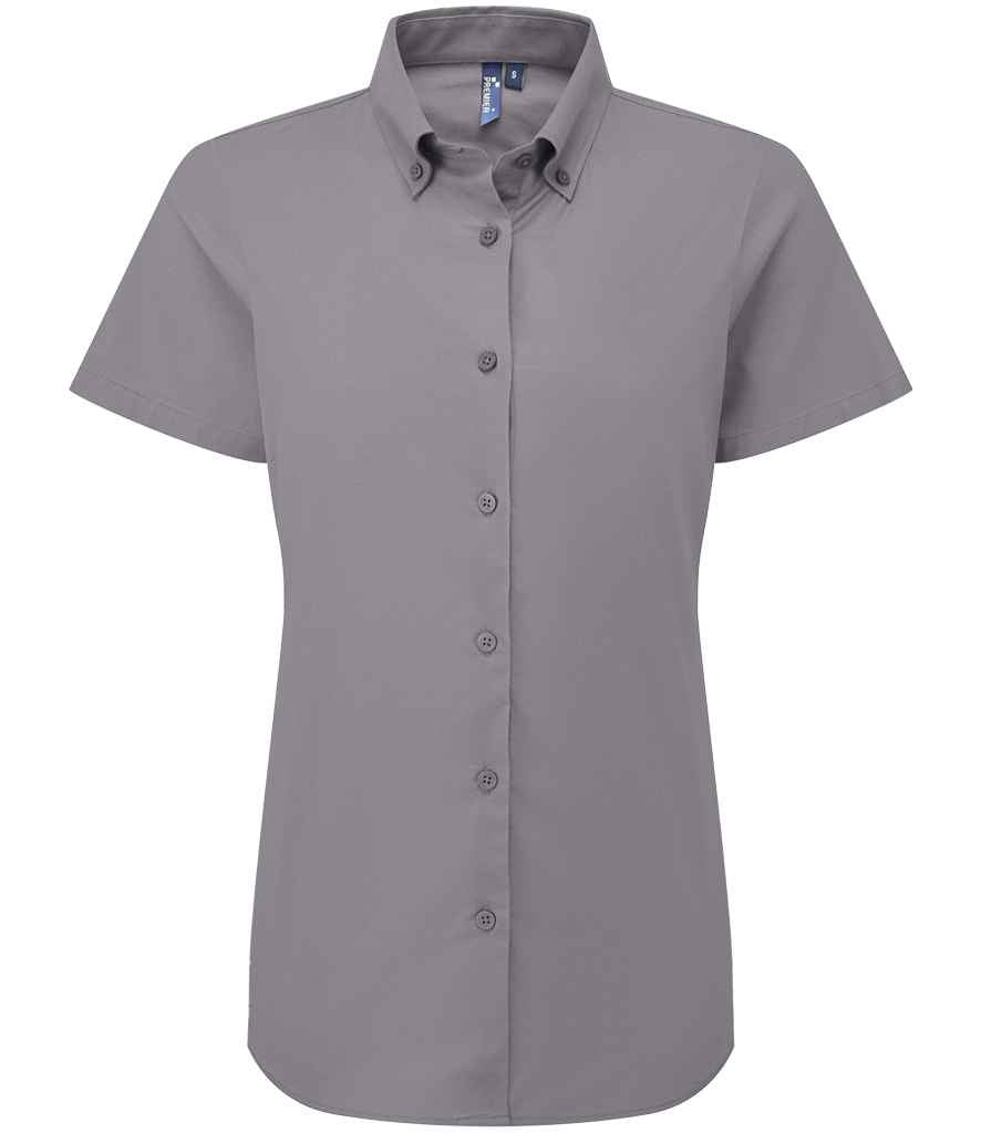 Premier PR386 Lds Supreme Oxford S/S Shirt