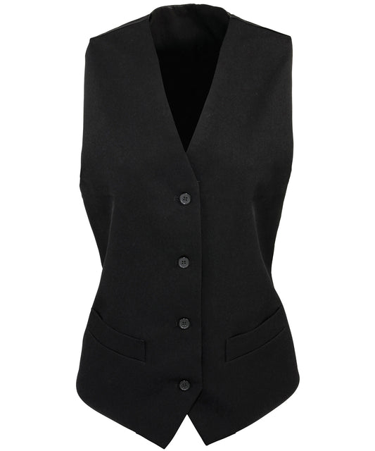 Premier PR623 Ladies Lined Waistcoat