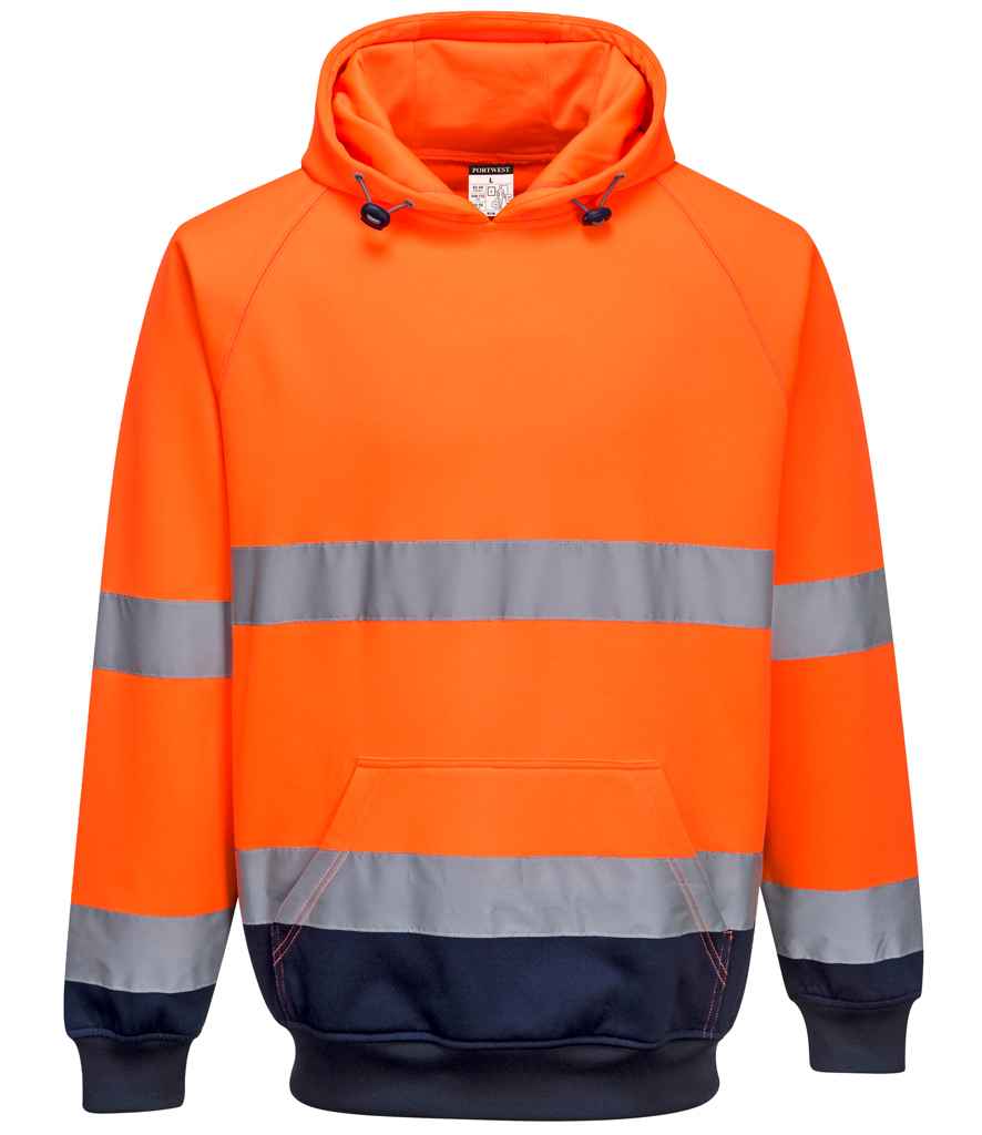 Portwest PW1250 Hi-Vis Two Tone Hooded Sweatshirt