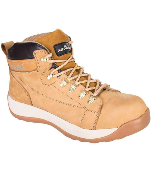 Portwest PW813 SteeliteMid Cut Nubuck SB HRO Boots