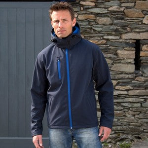 COOZO-Result Men's TX Performance Hooded Softshell Jacket (R230M)