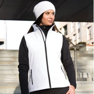 COOZO-Result Ladies' Printable Softshell Bodywarmer (R232F)